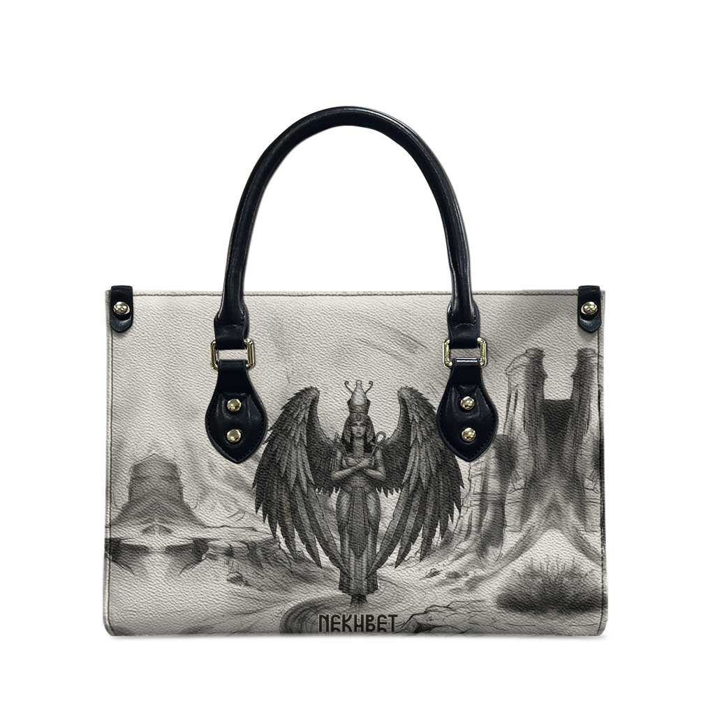Nekhbet Egyptian Leather Bag Vulture Goddess Mother of Protection Wings Claws Desert