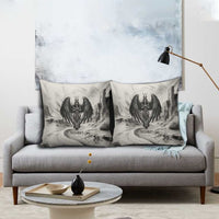 Nekhbet Egyptian Pillow Cover Vulture Goddess Mother of Protection Wings Claws Desert