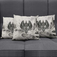 Nekhbet Egyptian Pillow Cover Vulture Goddess Mother of Protection Wings Claws Desert