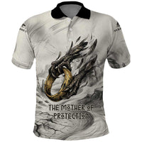 Nekhbet Egyptian Polo Shirt Vulture Goddess Mother of Protection Wings Claws Desert