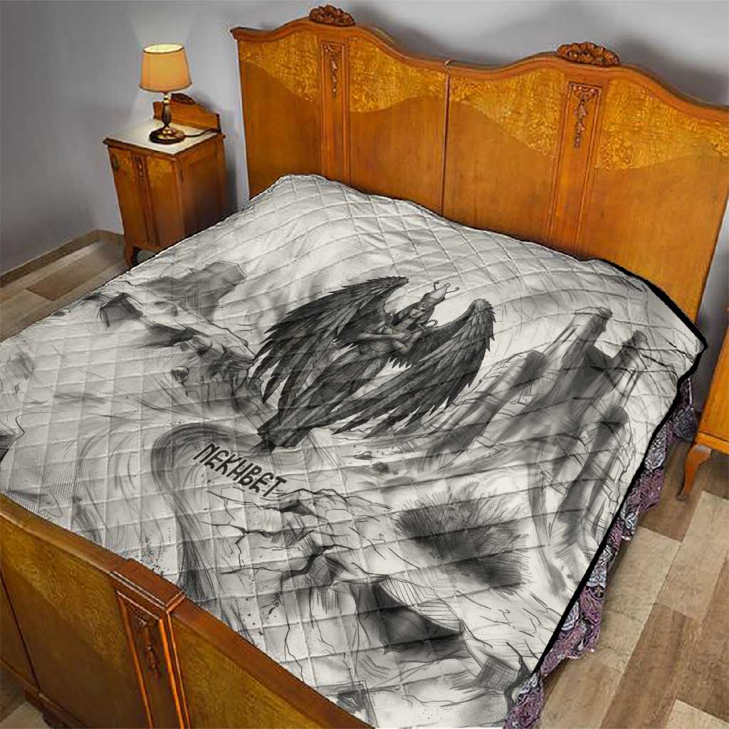 Nekhbet Egyptian Quilt Vulture Goddess Mother of Protection Wings Claws Desert