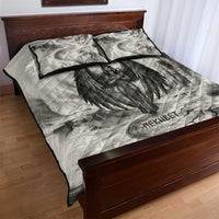 Nekhbet Egyptian Quilt Bed Set Vulture Goddess Mother of Protection Wings Claws Desert