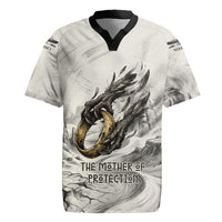 Nekhbet Egyptian Rugby Jersey Vulture Goddess Mother of Protection Wings Claws Desert