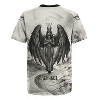 Nekhbet Egyptian Rugby Jersey Vulture Goddess Mother of Protection Wings Claws Desert