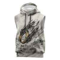 Nekhbet Egyptian Sleeveless Hoodie Vulture Goddess Mother of Protection Wings Claws Desert