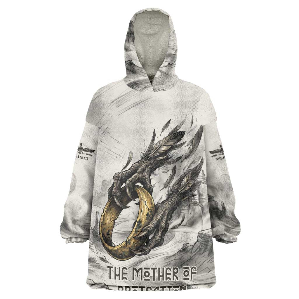 Nekhbet Egyptian Wearable Blanket Hoodie Vulture Goddess Mother of Protection Wings Claws Desert