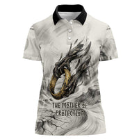 Nekhbet Egyptian Women Polo Shirt Vulture Goddess Mother of Protection Wings Claws Desert