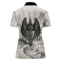 Nekhbet Egyptian Women Polo Shirt Vulture Goddess Mother of Protection Wings Claws Desert
