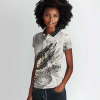 Nekhbet Egyptian Women Polo Shirt Vulture Goddess Mother of Protection Wings Claws Desert