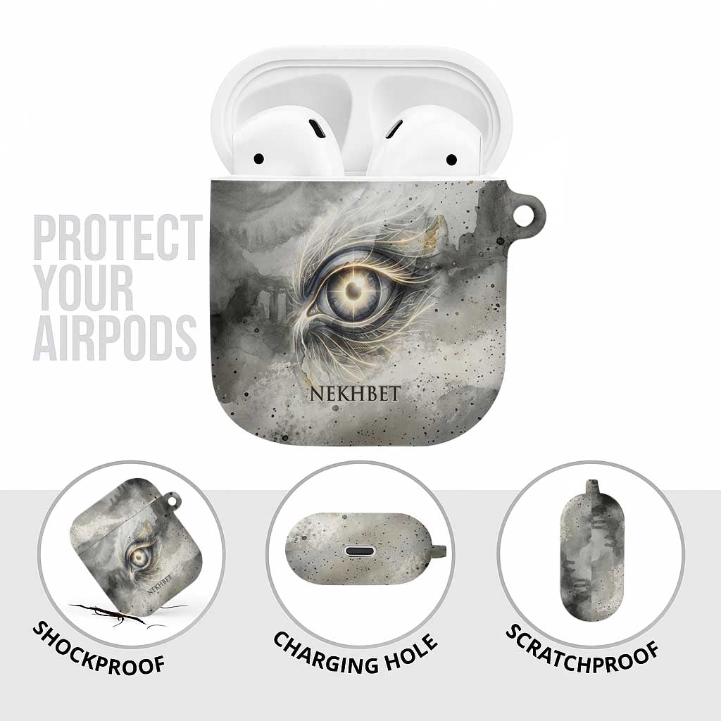 Nekhbet AirPods Case Vulture Goddess Eye of Protection Sovereign of Upper Egypt