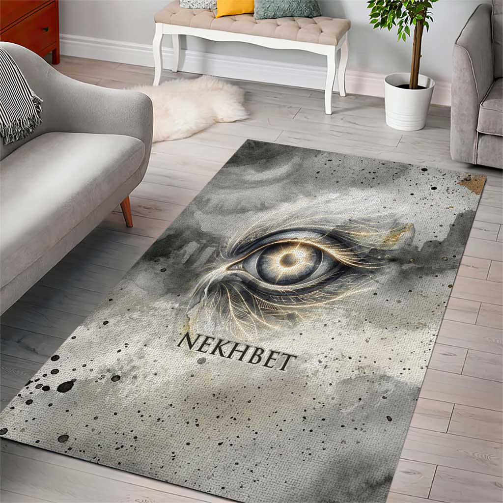 Nekhbet Area Rug Vulture Goddess Eye of Protection Sovereign of Upper Egypt