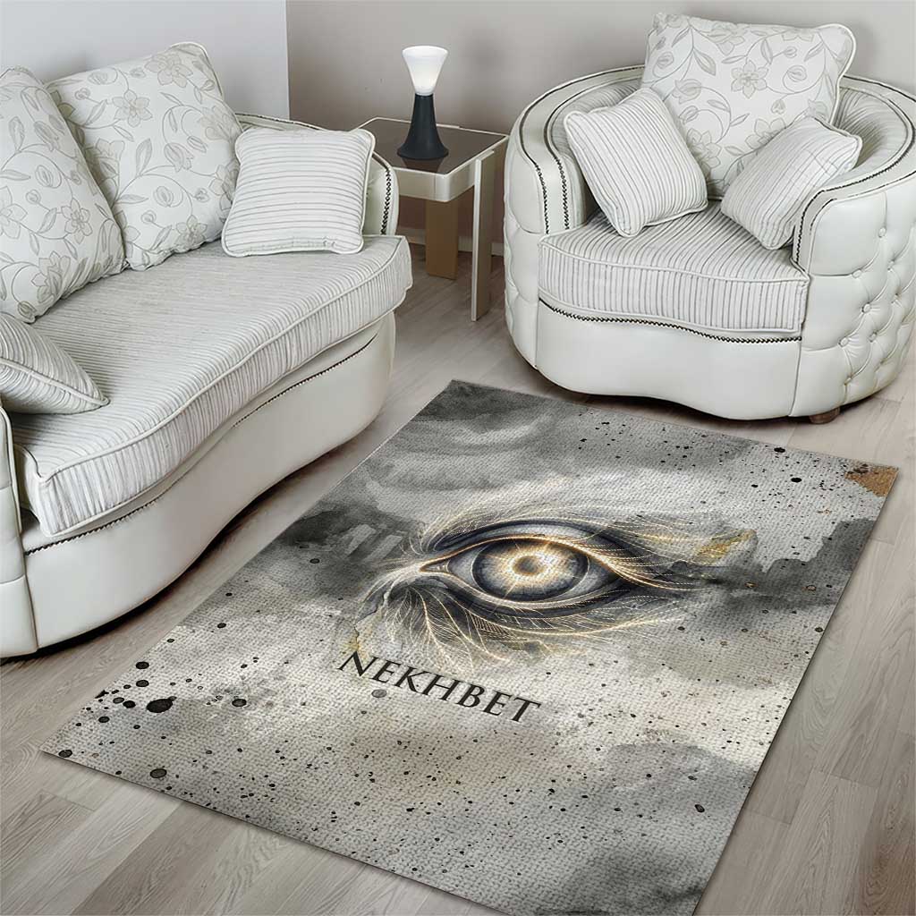 Nekhbet Area Rug Vulture Goddess Eye of Protection Sovereign of Upper Egypt