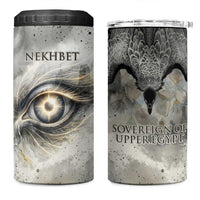 Nekhbet 4 in 1 Can Cooler Tumbler Vulture Goddess Eye of Protection Sovereign of Upper Egypt