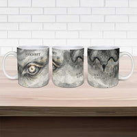 Nekhbet Ceramic Mug Vulture Goddess Eye of Protection Sovereign of Upper Egypt