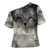 Nekhbet Cross Shoulder Shirt Vulture Goddess Eye of Protection Sovereign of Upper Egypt