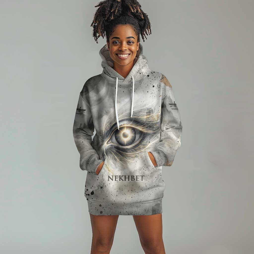 Nekhbet Hoodie Dress Vulture Goddess Eye of Protection Sovereign of Upper Egypt