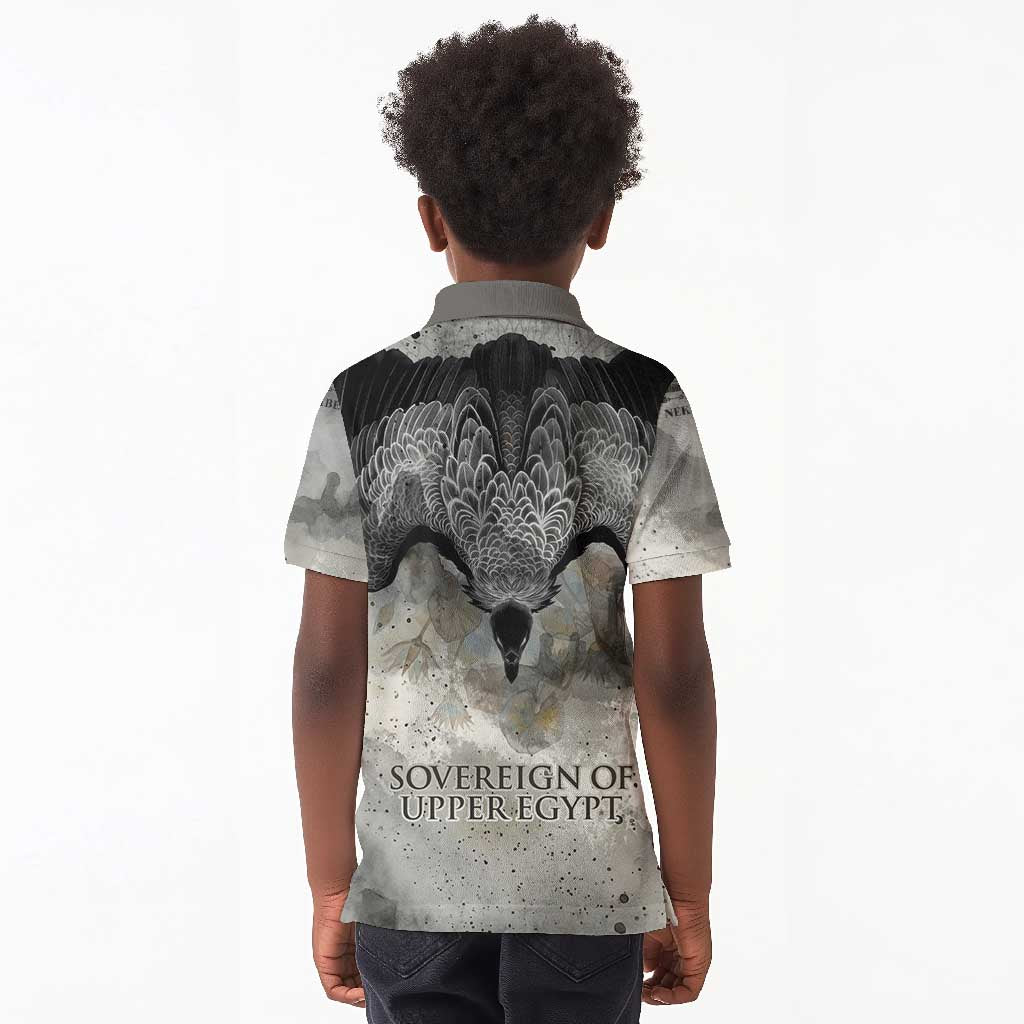 Nekhbet Kid Polo Shirt Vulture Goddess Eye of Protection Sovereign of Upper Egypt