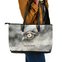 Nekhbet Leather Tote Bag Vulture Goddess Eye of Protection Sovereign of Upper Egypt