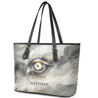 Nekhbet Leather Tote Bag Vulture Goddess Eye of Protection Sovereign of Upper Egypt