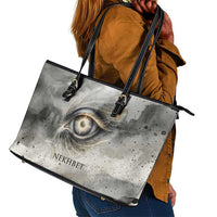 Nekhbet Leather Tote Bag Vulture Goddess Eye of Protection Sovereign of Upper Egypt