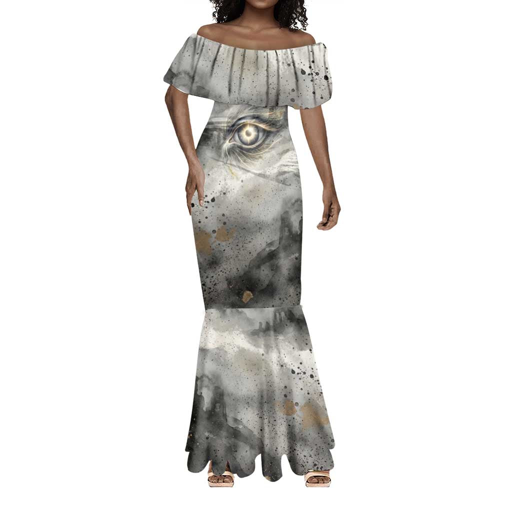 Nekhbet Mermaid Dress Vulture Goddess Eye of Protection Sovereign of Upper Egypt