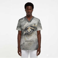 Nekhbet Scrub Top Vulture Goddess Eye of Protection Sovereign of Upper Egypt