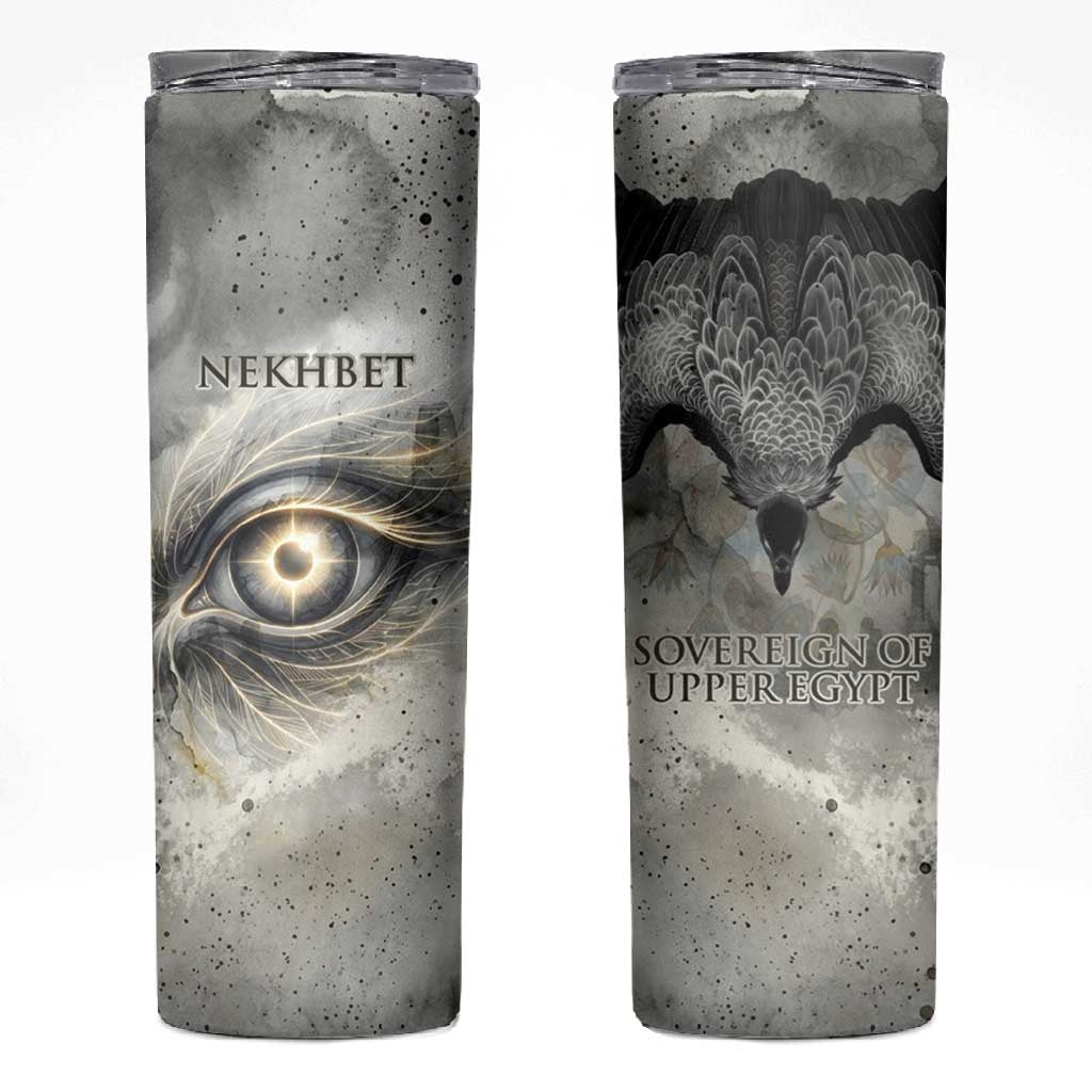 Nekhbet Skinny Tumbler Vulture Goddess Eye of Protection Sovereign of Upper Egypt