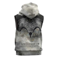 Nekhbet Sleeveless Hoodie Vulture Goddess Eye of Protection Sovereign of Upper Egypt