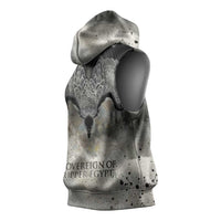 Nekhbet Sleeveless Hoodie Vulture Goddess Eye of Protection Sovereign of Upper Egypt
