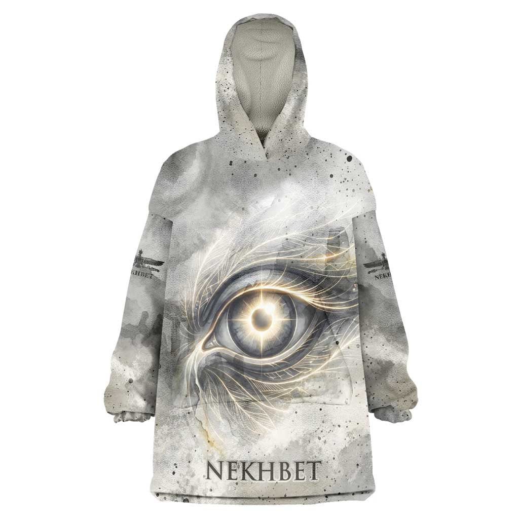Nekhbet Wearable Blanket Hoodie Vulture Goddess Eye of Protection Sovereign of Upper Egypt