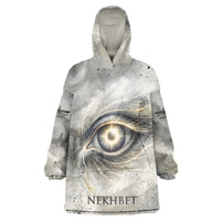 Nekhbet Wearable Blanket Hoodie Vulture Goddess Eye of Protection Sovereign of Upper Egypt