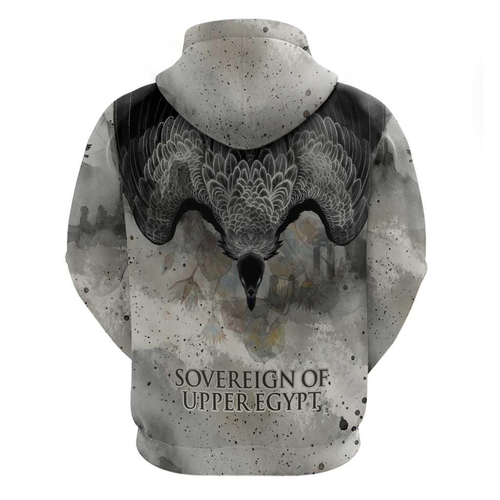 Nekhbet Zip Hoodie Vulture Goddess Eye of Protection Sovereign of Upper Egypt