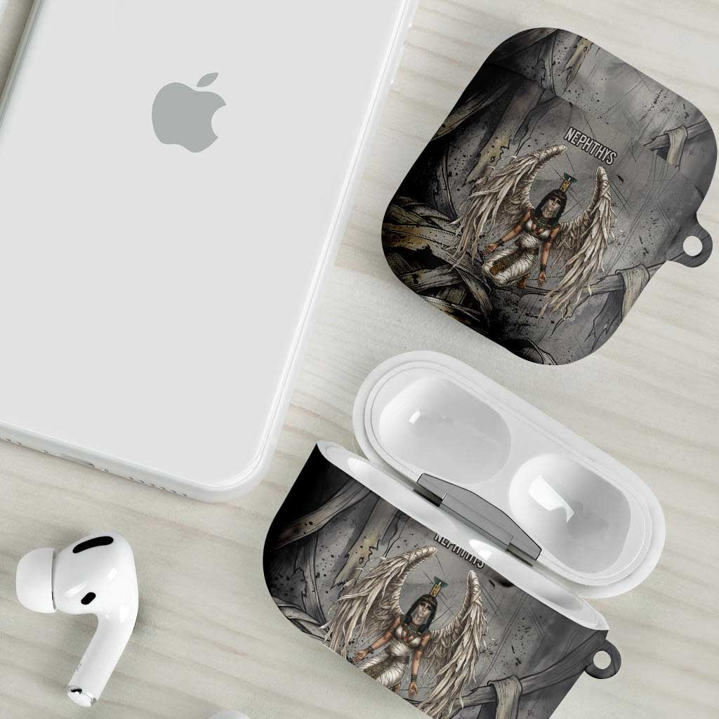 Nephthys AirPods Case Mistress of the House Egyptian Goddess Wings