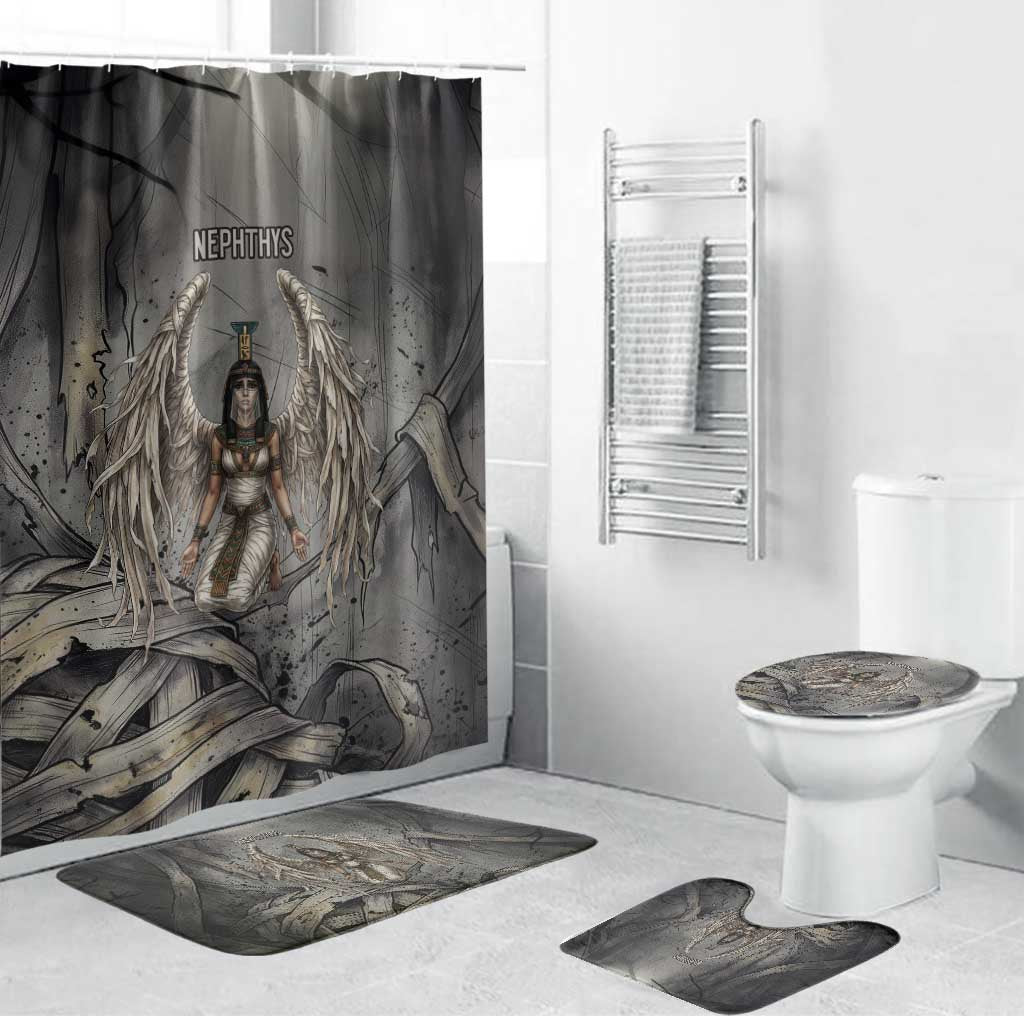 Nephthys Bathroom Set Mistress of the House Egyptian Goddess Wings
