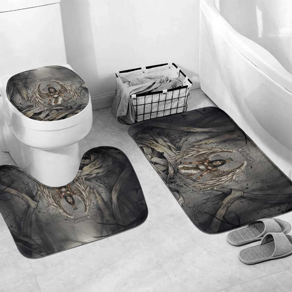 Nephthys Bathroom Set Mistress of the House Egyptian Goddess Wings
