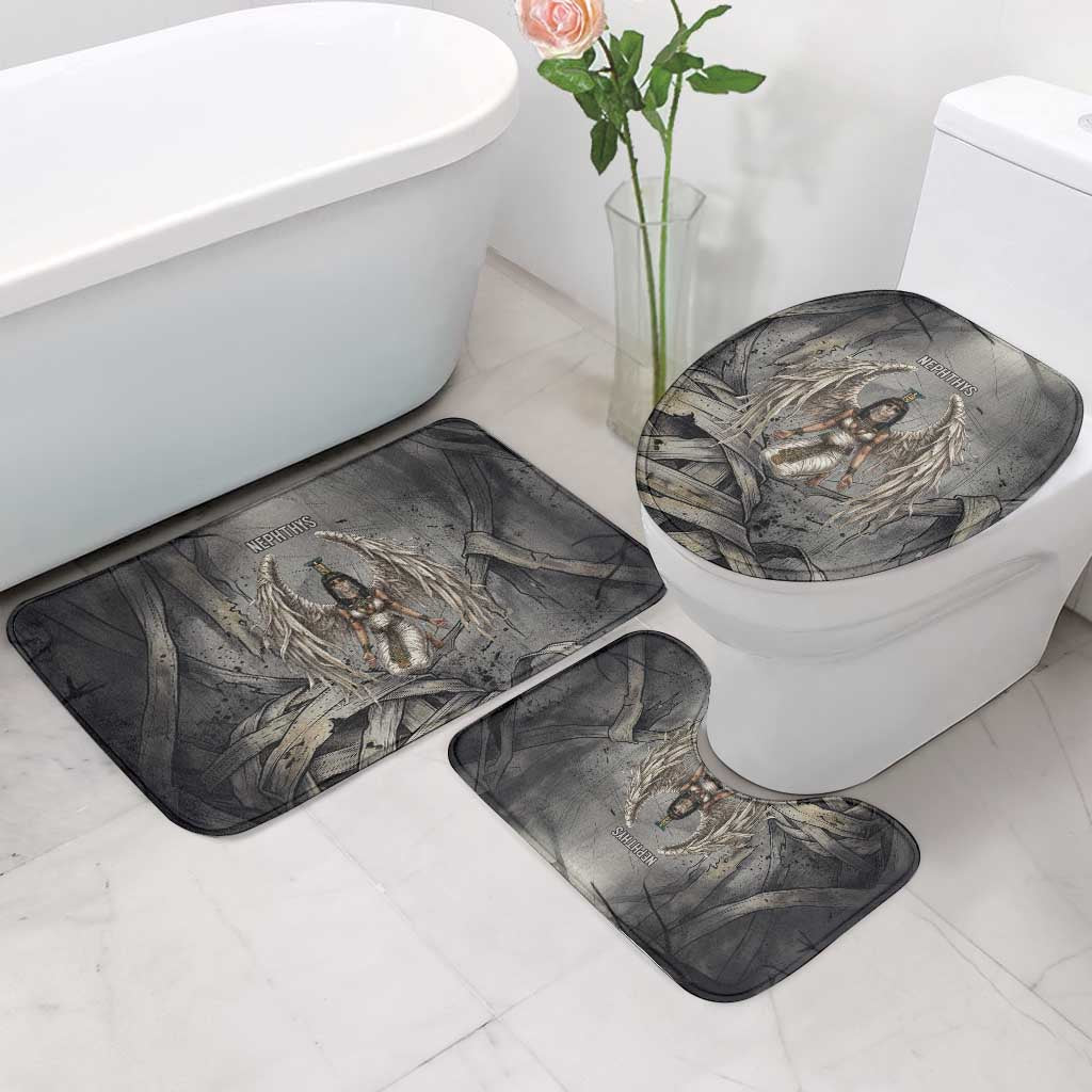 Nephthys Bathroom Set Mistress of the House Egyptian Goddess Wings