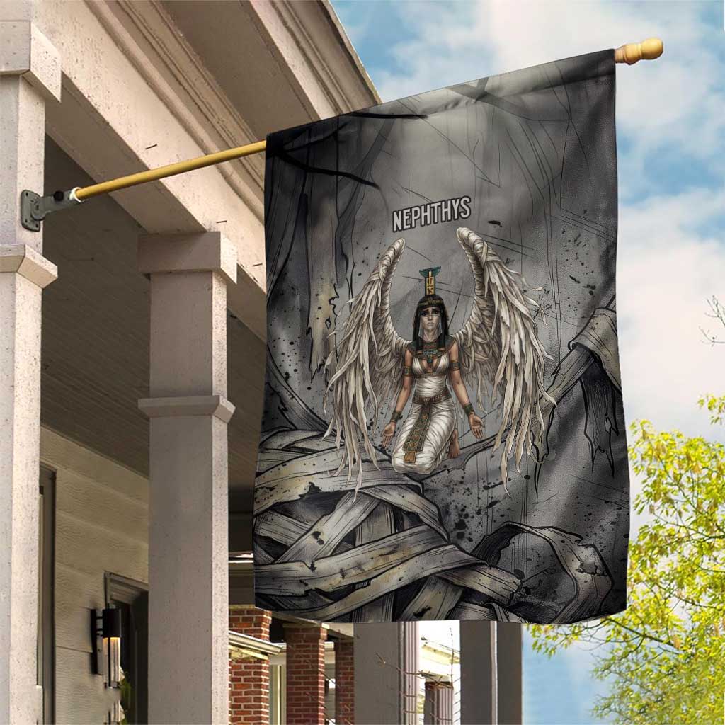 Nephthys Garden Flag Mistress of the House Egyptian Goddess Wings