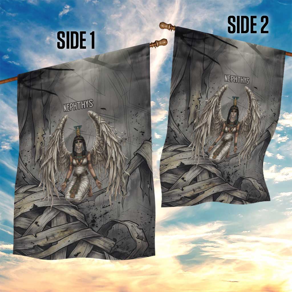 Nephthys Garden Flag Mistress of the House Egyptian Goddess Wings