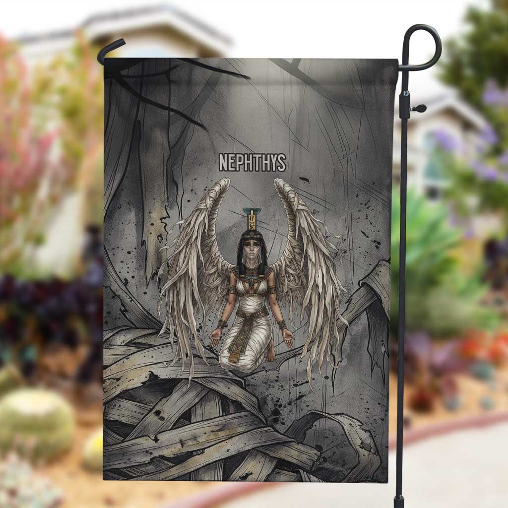 Nephthys Garden Flag Mistress of the House Egyptian Goddess Wings