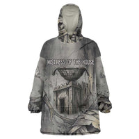 Nephthys Kid Wearable Blanket Hoodie Mistress of the House Egyptian Goddess Wings