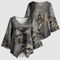 Nephthys Kimono Sleeve Blouse Mistress of the House Egyptian Goddess Wings