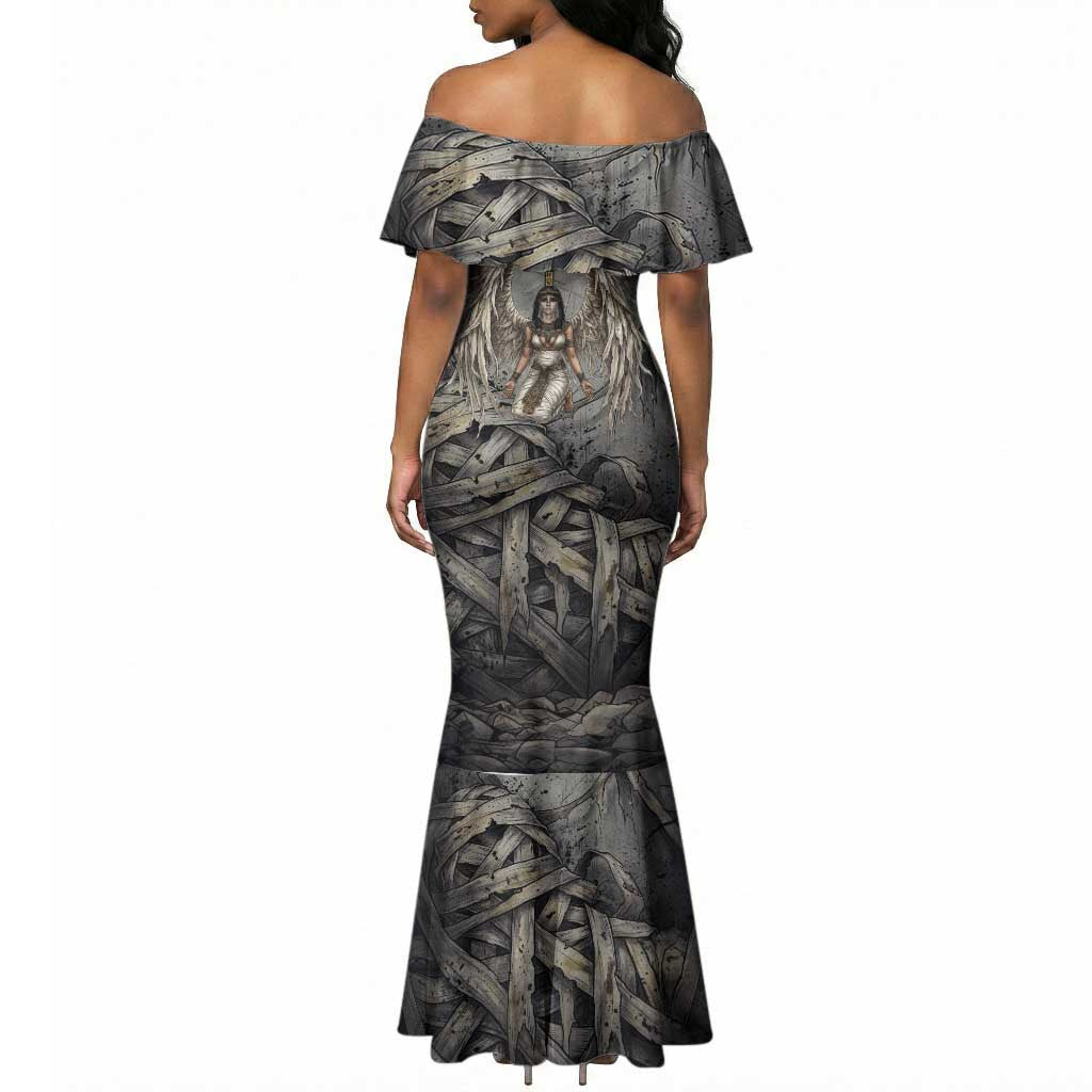 Nephthys Mermaid Dress Mistress of the House Egyptian Goddess Wings