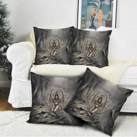 Nephthys Pillow Cover Mistress of the House Egyptian Goddess Wings