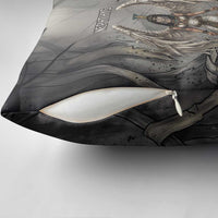 Nephthys Pillow Cover Mistress of the House Egyptian Goddess Wings