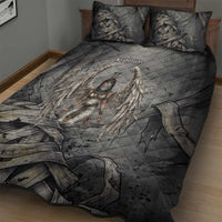 Nephthys Quilt Bed Set Mistress of the House Egyptian Goddess Wings