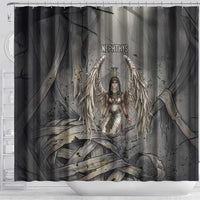Nephthys Shower Curtain Mistress of the House Egyptian Goddess Wings
