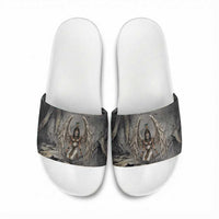Nephthys Slide Sandals Mistress of the House Egyptian Goddess Wings