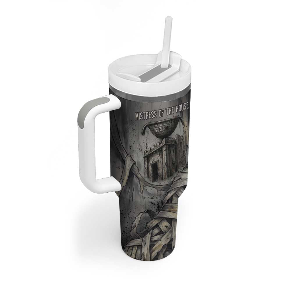Nephthys Tumbler With Handle Mistress of the House Egyptian Goddess Wings