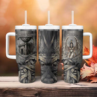 Nephthys Tumbler With Handle Mistress of the House Egyptian Goddess Wings