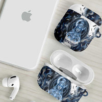 Nephthys Egyptian AirPods Case The Dark Sister Falcon Wings Moon Veil